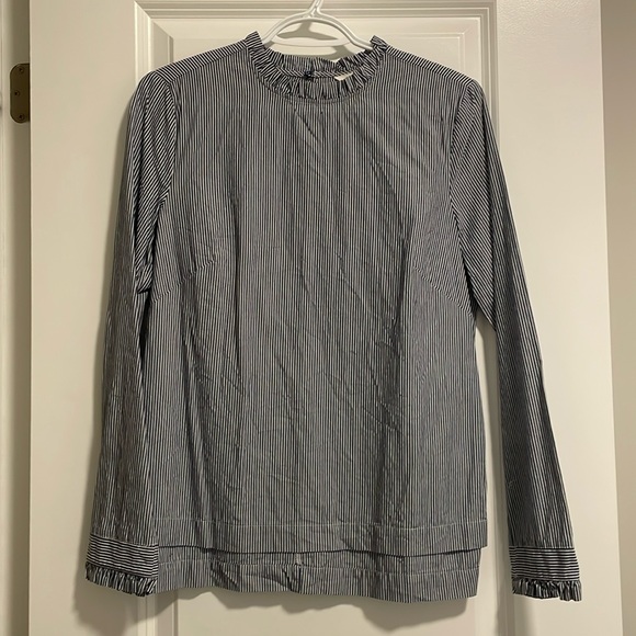 H&M Striped Navy and White Shirt - Picture 1 of 5